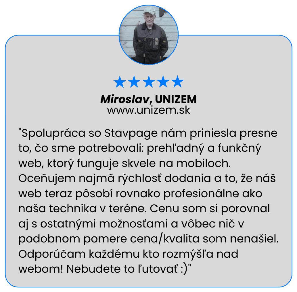 Stavpage Recenzia