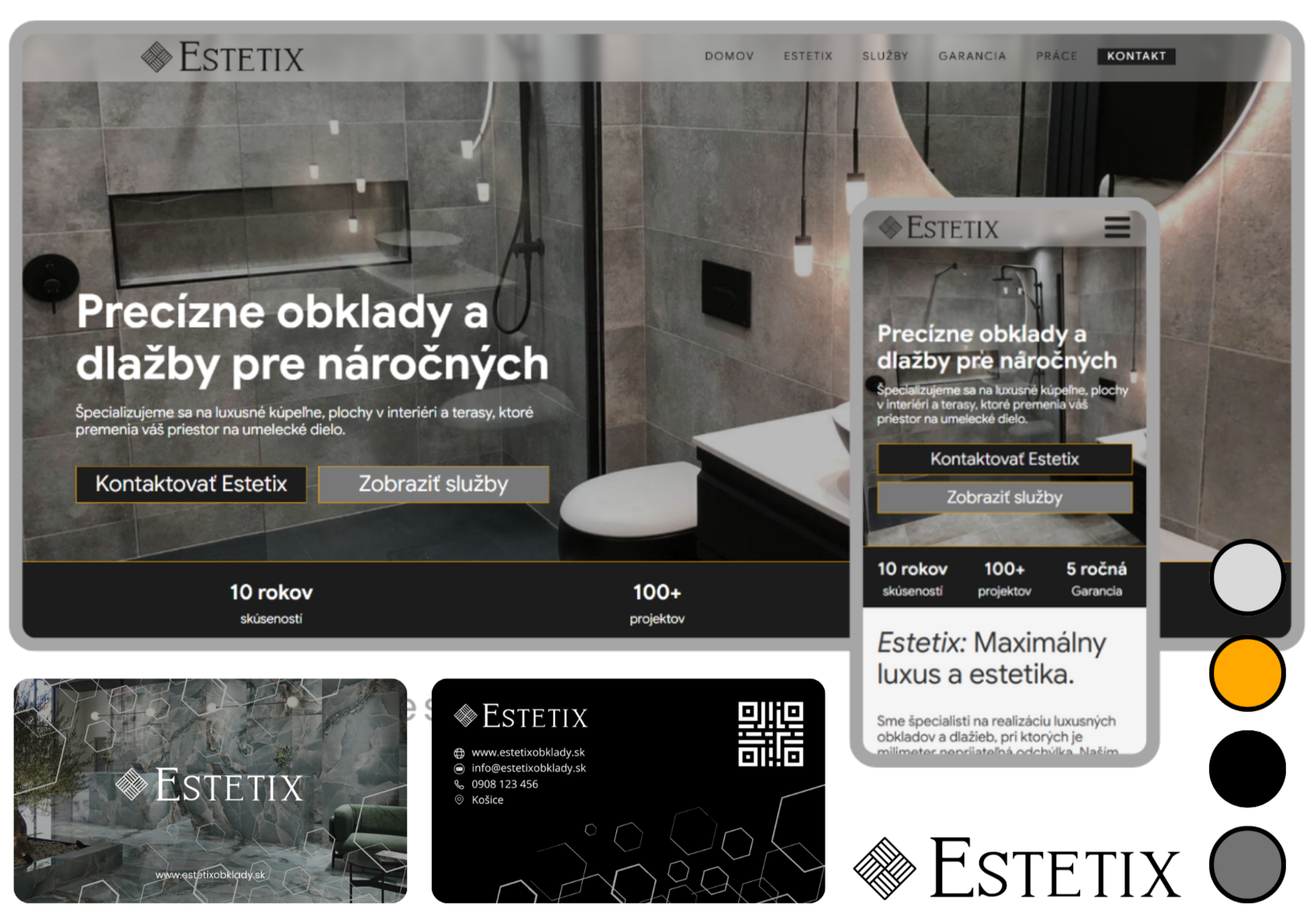 Firemná identita firmy Estetix