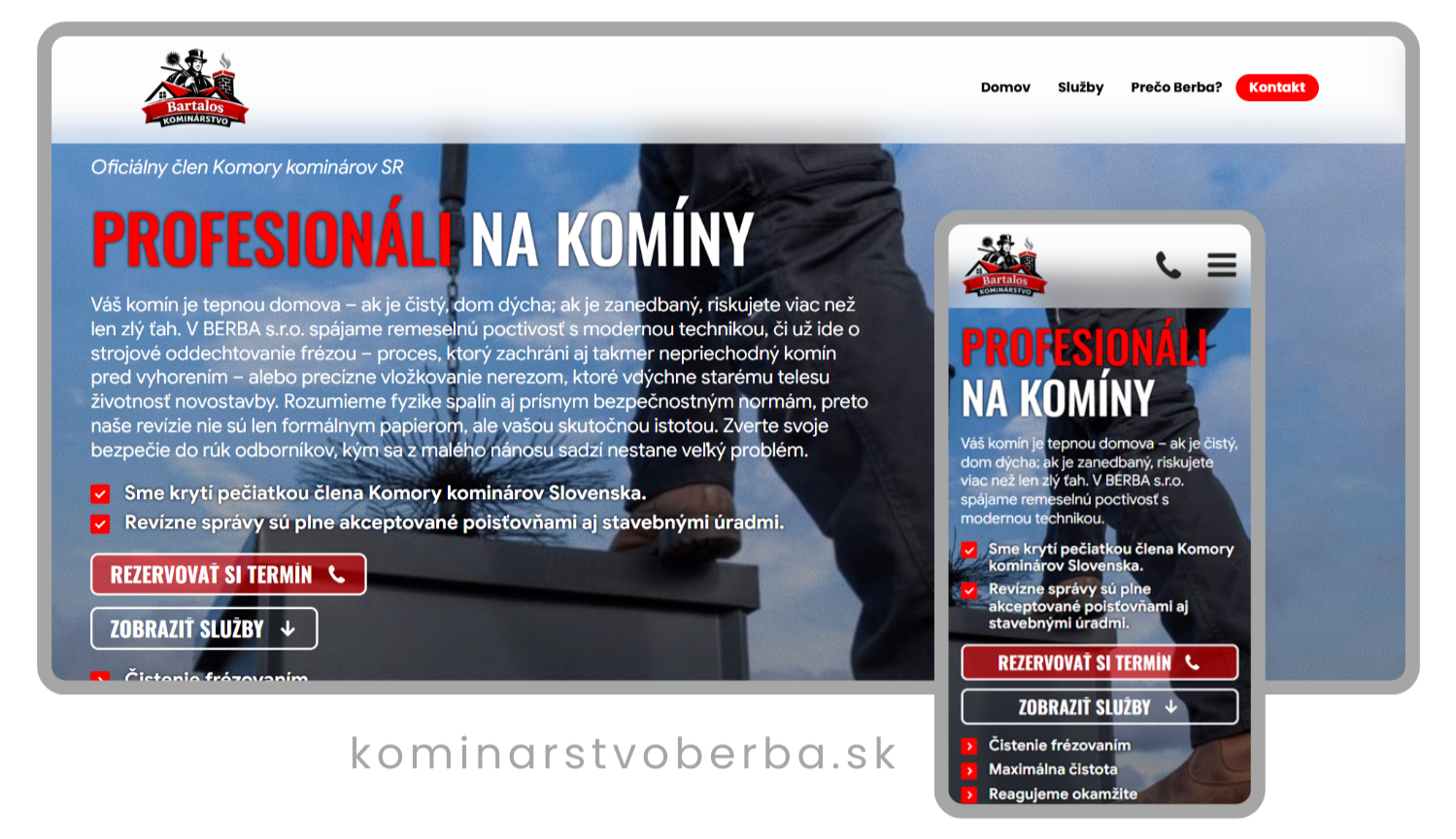 Stavpage Kominárstvo Berba